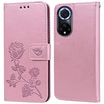 Coque pour Huawei Nova 9/Honor 50 Housse,Fonction de Support,Fente pour Carte,Silicone TPU,Flip Étui Case pour Huawei Nova 9(6.57")