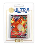 Dracaufeu VMAX 20/189 Full Art - Ultraboost X Epée et Bouclier 3 Ténèbres Embrasées - Coffret de 10 Cartes Pokémon Françaises
