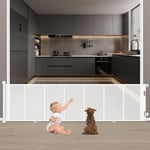 Baby Gate,  Extra Wide Retractable Dog Gates Indoor Stair Gates for Baby Pet Gat