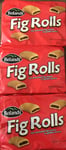 Bolands Fig Rolls 3 x 400g Packs BBE 01/25 Fig Biscuits