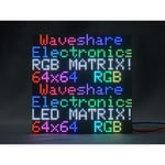 RGB Full-Color LED Matrix Panel, 3mm Pitch, 64×64 Pixels, Adjustable Brightness