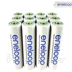 12 X Panasonic ENELOOP AAA Piles 800mAh Rechargeable Accu NI-MH HR03 Téléphones