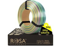 Rosa3d Filament Rosa3d Refill Pla Rainbow Silk 1,75Mm 800G + 200G Gratis