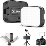 ULANZI VL100C Portable LED light, LED Camera Light Dimmable 3200-6500K with Cold Shoe Mount, for Sony, Nikon, Canon DSLR Camera and Vlogging, Youtube, TikTok Live Streaming and Photography Portrait