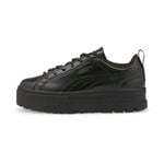 Puma Womens x DUA LIPA Mayze Flutur Trainers - Black - Size UK 4