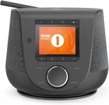 Radio numérique DIR3200SBT (Spotify, WLAN/LAN/Dab + / FM, écran Couleur, Fonction USB, réveil et Diffusion Wi-FI, multiroom, télécommande, Application de Radio Gratuite) Noir