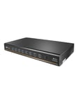 Emerson Network Power Cybex Secure MultiViewer KVM Switch SCMV285DPH - KVM / audio / USB switch - 8 ports