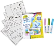 Crayola Color Wonder Blue's Clues Mess Free Coloring Book Set 16 Pages 3 Markers