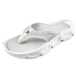 Salomon Reelax Break 6.0 Women's Recovery Flip Flops, Cushioned Stride, Seamless Foothold, and Lightweight