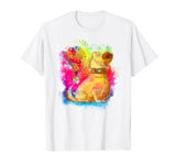 Disney Pixar Up Dug Watercolor Rainbow C1 T-Shirt