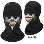 Skull Miesten Balaclava Naamio Pyöräilyhattu Aurinkovoide Kasvonsuoja Moottoripyörä Polkupyörän Päähineet Koko kasvot Bandana Hengittävä Tuulenpitävä Lippalakki