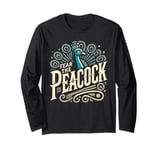 Fear The PEACOCK Shirt PEACOCKS Long Sleeve T-Shirt