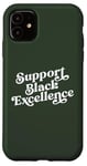 Coque pour iPhone 11 Soutenez l'excellence du noir