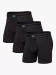 SAXX Daytripper Trunks, Pack of 3, Black