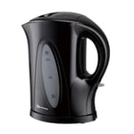 1.7l Cordless Electric Kettle Rapid Boil Jug Coffee Tea Hot Water Kettle Black