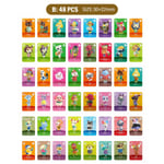 Animal Crossing Amiibo Series 5-kort 48st 48PCS 48PCS 30*22MM