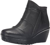 Skechers Bottines Parallel-Double Trouble pour femme, noir, 39.5 EU