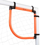 Flick Football Urban Corner Shots - Soccer Net Top Bins Shooting Accuarcy Targets Pack of 2 - Black and Orange - Fits all uPVC Goals