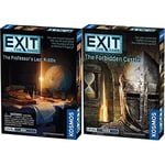 Thames & Kosmos - EXIT: The Professor’s Last Riddle - Level: 3/5 - Unique Escape Room Game - 1-4 Players - 692864 & EXIT: The Forbidden Castle - Level: 4/5 - Unique Escape Room Game - 692872