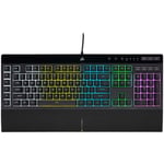 Corsair datortangentbord - CH-9226715-DE - K55 RGB PRO USB QWERTZ tangentbord German Black