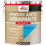 Arcane Industries - Peinture antidérapante sol extérieur escalier bateau carrelage béton bois métal solthane rd - 6 kg Brun Pale - ral 8025