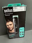 Braun All-In-One Trimmer Style Kit Series 3, 6-in1 Kit For Beard & Hair **NEW!**