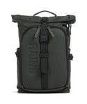 Rains Texel Moulded Rolltop backpack green