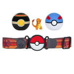 PKW - Clip 'N' Go Poke Ball Belt Set (Charmander #1 Luxury Ball, Great Ball, and Charmander Themed Belt) W17