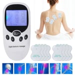 Pulse Muscle Tens Machine Therapy Pads Electrical Massager Massager Pulse