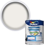 Dulux Weather Shield Quick Dry Satin Paint, 750 ml - Pure Brilliant White