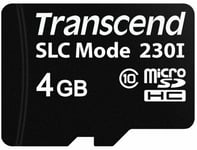 Transcend 4GB Industrial MicroSD SDHC Card, 3D NAND SLC Mode