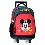 Disney Mickey Get Moving Sac à dos Compact 2 roues Multicolore 32x45x21 cm Polyester 28,9L, multicolore, Sac à dos compact 2 roues