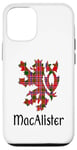 Coque pour iPhone 12/12 Pro Clan MacAlister Tartan Nom de famille écossais Scotland