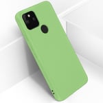 Coque Google Pixel 4A 5G Silicone Semi-rigide Finition Soft Touch vert