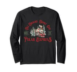 Retro North Pole Polar Express All Abroad Family Matching Long Sleeve T-Shirt