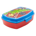 ALMACENESADAN; 5463 - Pack rentrée scolaire et cadeau ; composé d'une boîte à sandwich rectangulaire multicolore, produit réutilisable, sans BPA (Avengers)