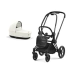 Barnevogn, Cybex, Priam, Matt Black, Inkl. Bag Off White