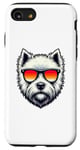 Coque pour iPhone SE (2020) / 7 / 8 Rétro Lunettes De Soleil West Highland White Terrier Westie