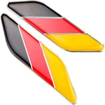 2st 3D Tyskland flagga bil emblem Badge Bil klistermärke Dekal Bumper