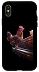 Coque pour iPhone X/XS Poulet piano