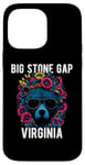 Coque pour iPhone 14 Pro Max Big Stone Gap Virginia USA Ours avec fleurs