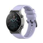 (Huawei GT2 46mm Viola) 22mm Virallinen silikonikorvaus Gt2 Pro ranneke Huawei Watch Gt 2 Pro Sport Alkuperäinen kelloranneke Ranneke Rannekoru vyö|Kellorannekkeet|