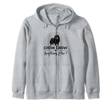 Chow Chow Anything Else Chow Chows Dog Zip Hoodie