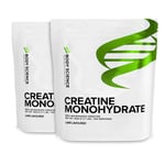 2 x Kreatiini - 500 g - Body Science Creatine Monohydraatti - Tehonlisääjät