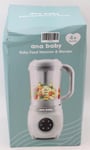 Baby Food Steamer & Blender, ana baby, 4 in 1 Baby Food Processor, Space Saving