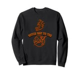 Witch Way to the Bar Funny Halloween Sweatshirt