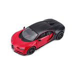 Maisto-1/24 Bugatti CHIRON Sport Voiture, M31524, Rouge et Noir, 0.0583333333333333