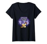 Garfield Halloween Aventure Câlins Effrayé T-Shirt avec Col en V