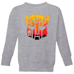 Transformers Autobot Symbol Kids' Sweatshirt - Grey - 7-8 Years