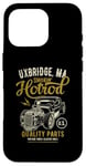 Coque pour iPhone 16 Pro Uxbridge MA USA Hotrod Voiture vintage vieilli